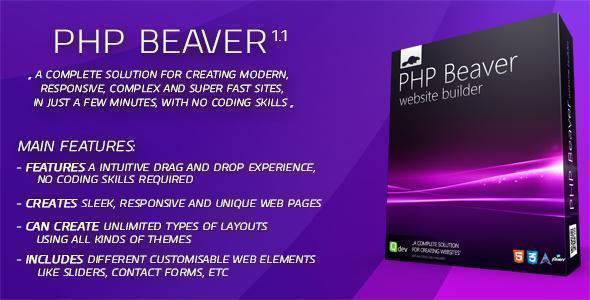 PHP Beaver - Drag and Drop Website Builder